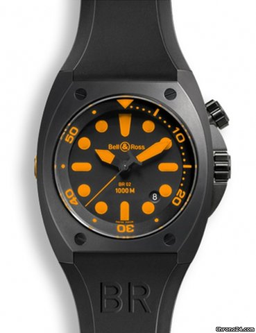 Bell & Ross BR02-92 ORANGE watches