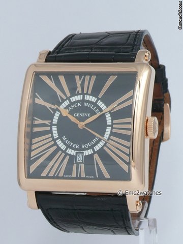 Franck Muller Master Square Relief 6000 KSC Pink Gold watches