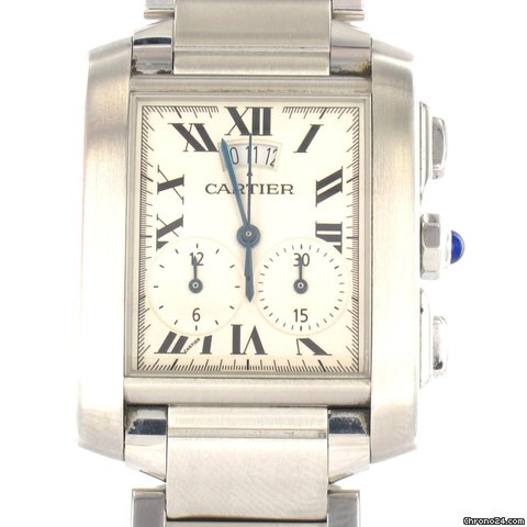 Cartier Tank francaise chrono watches