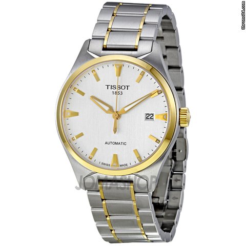 Tissot T-Tempo Silver Dial Automatic Two-tone Stainless Steel Mens Watch T0604072203100 watches