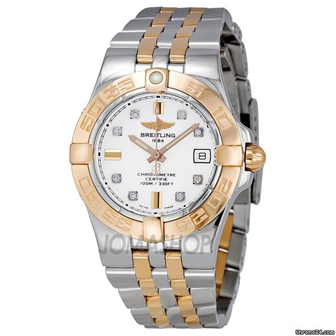 Breitling Galactic 30 Diamond White Dial Ladies Watch C71340L2-A715TT watches