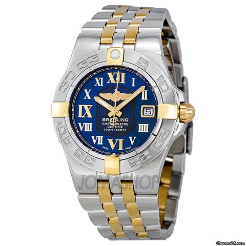 Breitling Galactic 30 Blue Steel Yellow Gold Ladies Watch B71340L2-C779TT watches