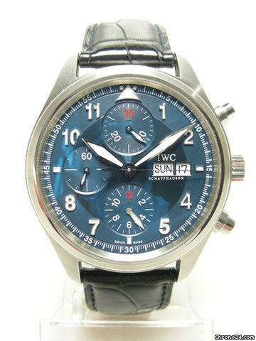 Replica IWC Fliegeruhr Pilot chronographe steel/acier limited edition "LaureusSport For Good Foundation" 2500 pieces Watch