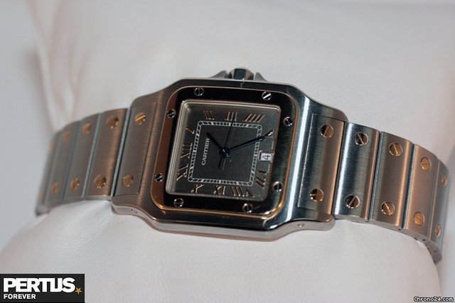 Cartier Santos Galbee Antracite Dial watches