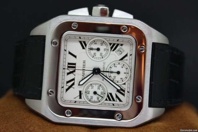 Cartier Santos 100 Chrono watches