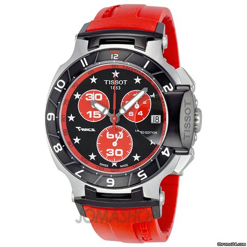 Tissot Nicky Hayden Limited Edition Black and Red Dial Mens Watch T0484172705102 watches