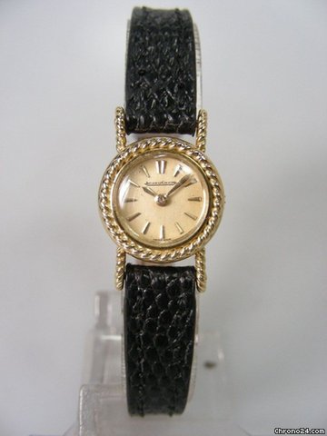 Jaeger-LeCoultre Chaines lady vintage en or jaune/cuir watches