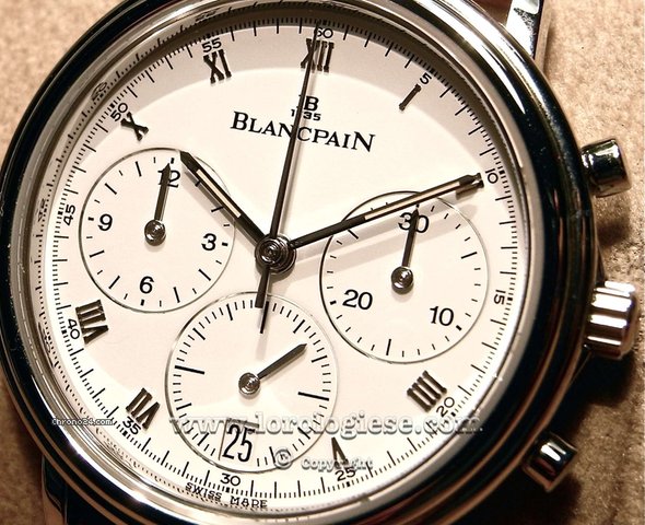 Blancpain Ultra Slim Chronograph in Perfect Condition ref.1180-1127-55 watches