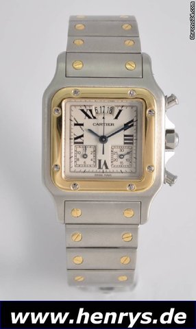 Cartier Santos Chronoflex Perpetual Date watches