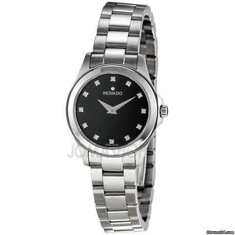 Movado Junior Sport Ladies Diamond Watch 0605963 watches
