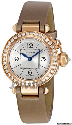 Cartier Miss Pasha 18kt Rose Gold Diamond Watch WJ124026 watches