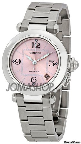 Cartier Pasha C Pink Automatic Unisex Watch W31075M7 watches