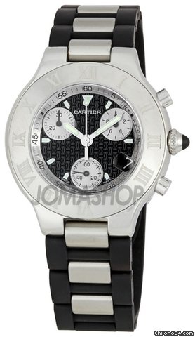 Cartier Must 21 Chronoscaph Mens Watch W10125U2 watches