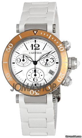 Cartier Pasha Seatimer Chronograph Ladies Watch W3140004 watches