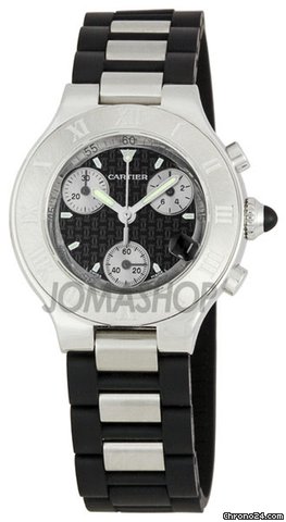 Cartier 21 Chronoscaph Ladies Watch W10198U2 watches