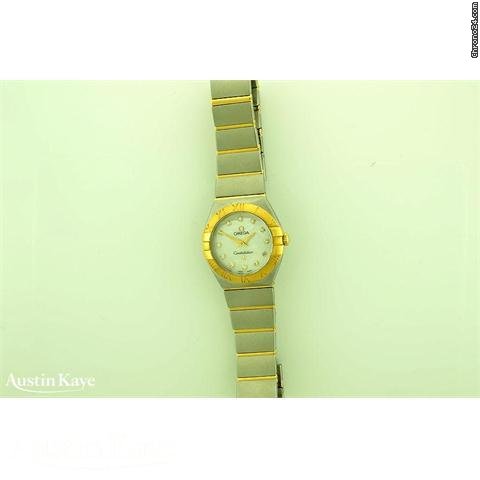 Omega Constellation Bi-metal quartz on bracelet watches