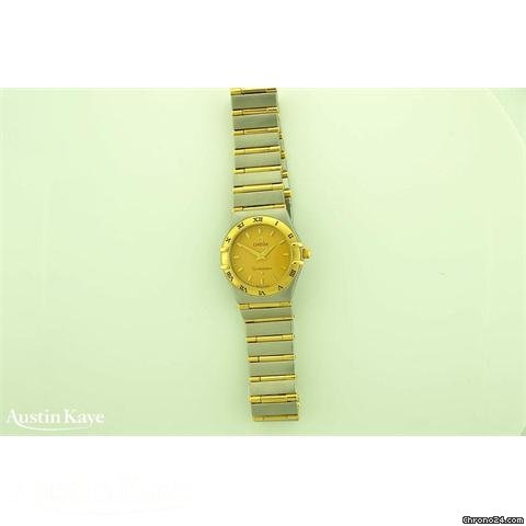 Omega Constellation Bi-metal quartz on bracelet watches