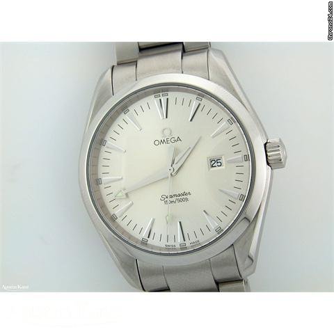 Omega Seamaster Aquaterra steel quartz on bracelet watches