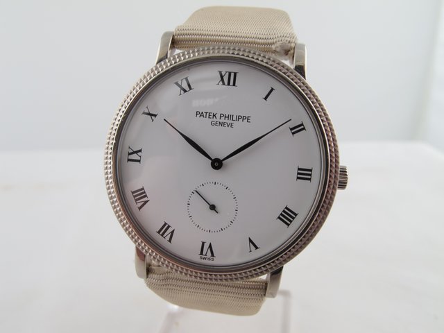 Patek Philippe Calatrava Whitegold B+P service 2007 watches