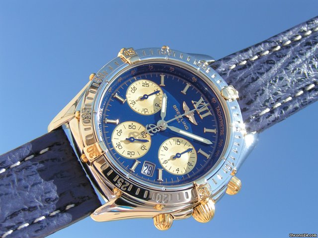 Breitling Chrono Jetstream in blaues Zifferblatt blue dial watches