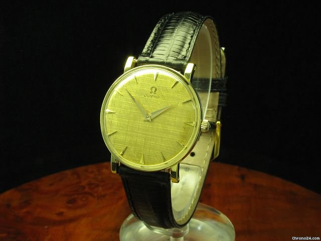 Omega 18kt 750 Gold Handaufzug Herrenuhr Besonderes Zifferblatt Kaliber 511 watches