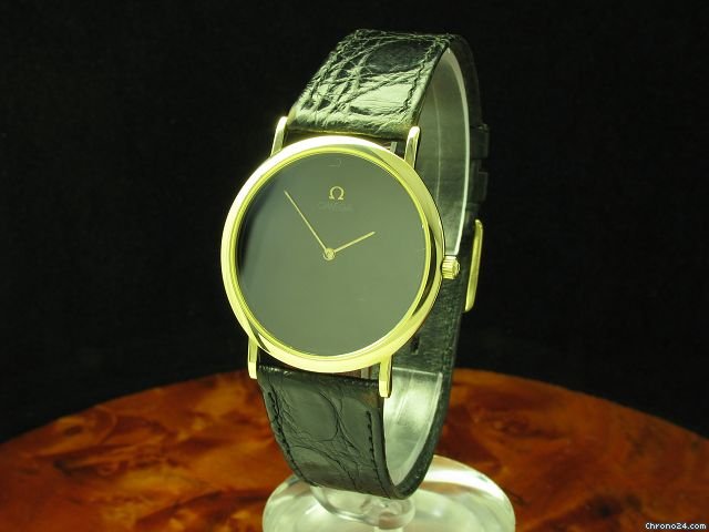 Replica Omega De Ville Gold Mantel / Edelstahl Herrenuhr Inkl. Box Watch