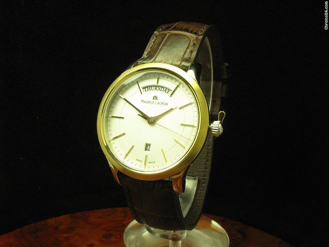 Maurice Lacroix Les Classiques Gold Mantel / Edelstahl Inkl. Box & Papiere watches