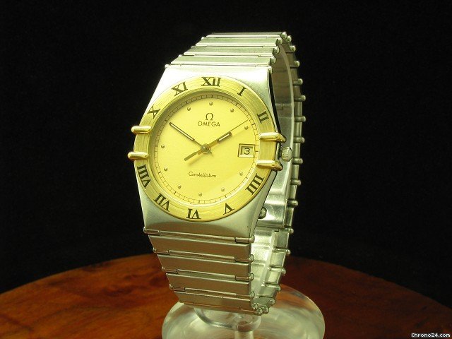 Omega Constellation 18kt Gold/ Edelstahl Herrenuhr watches