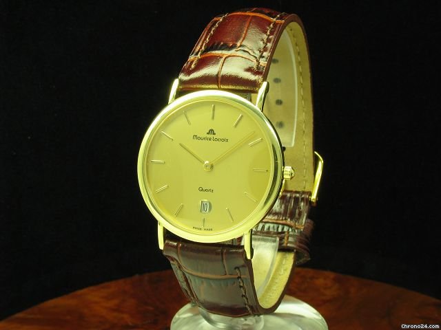 Maurice Lacroix 18kt 750 Gold Herrenuhr Mit Datum watches