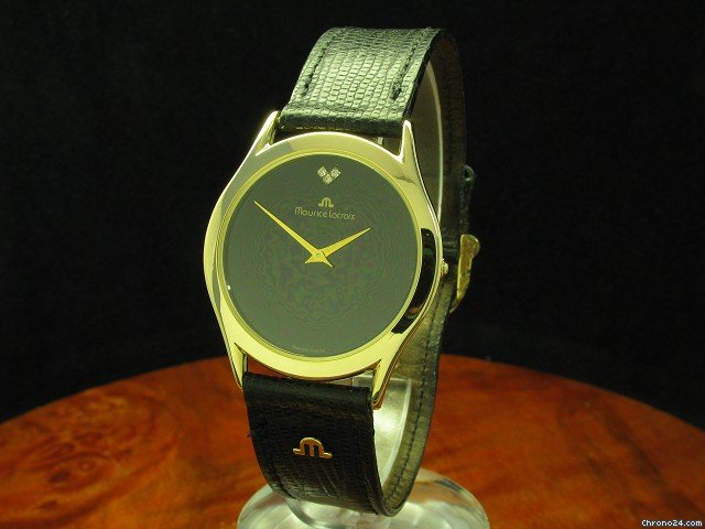Maurice Lacroix Gold Mantel / Edelstahl Damenuhr Mit Diamant Besatz watches