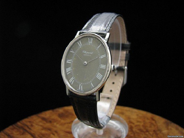 Chopard 18kt. 750 Wei gold Damenuhr / Sehr Gut Erhalten watches