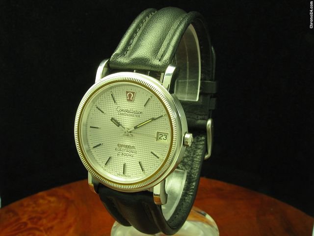 Omega Constellation Electronic Edelstahl Herrenuhr Inkl. Box / Ref 198.0022 watches