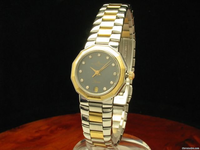 Baume & Mercier & Riviera 18kt Gold / Edelstahl Damenuhr watches