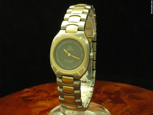 Omega Seamaster 18kt Gold / Titan Damenuhr Inkl. Box watches