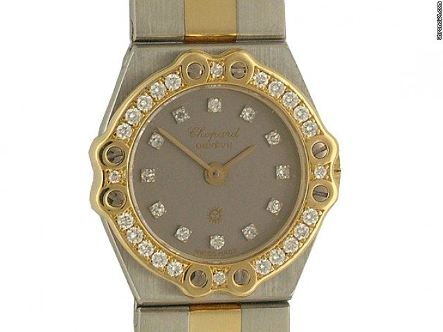 Chopard St. Moritz Stahl/Gelbgold Diamond Mini Vintage 19mm watches