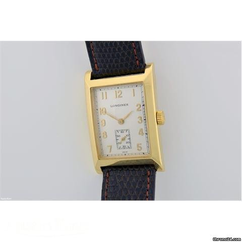 Longines Dolce Vita Elegance 18ct gold manual on strap watches