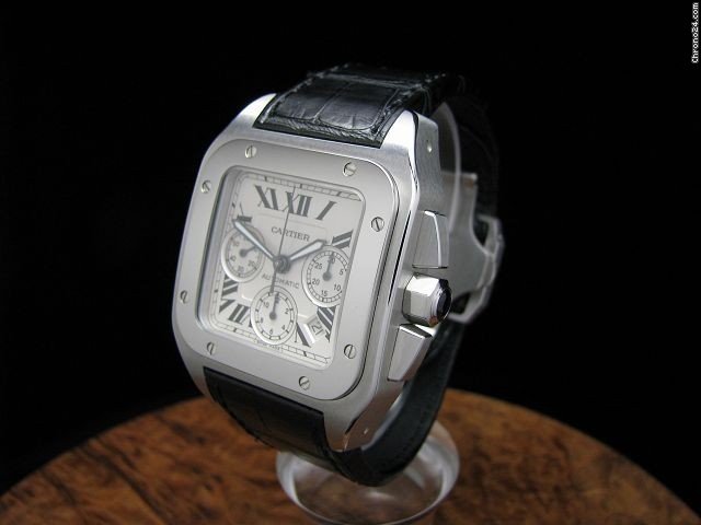 Cartier Santos 100 Stahl Chronograph Automatik Gm 51x42 watches