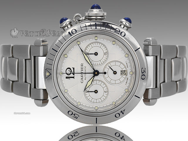 Cartier Pasha Chronograph - 38mm Stainless Steel - W31030H3 watches