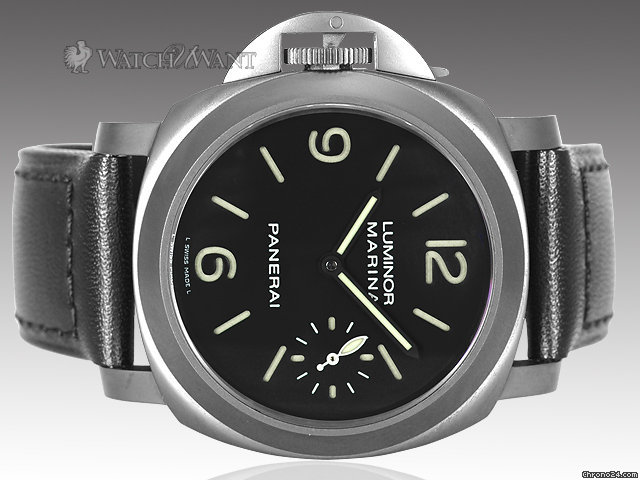 Panerai PAM 26 K PVD Destro Luminor Marina - Special Edition 1000 Pieces - 44mm Black PVD/DLC Coated Stainless Steel watches