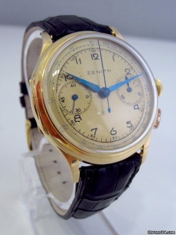 Zenith Chronograph Vintage 1940 Gold 18k watches