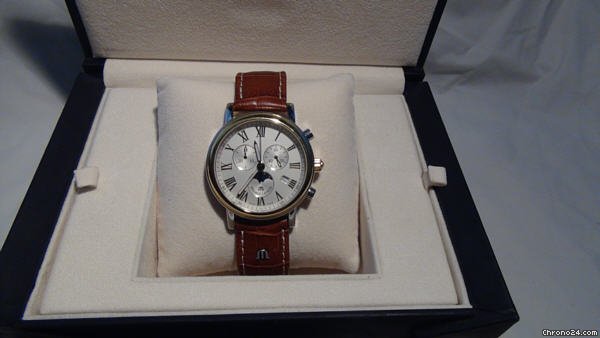 Maurice Lacroix Chrono / Moon Phase / Gold Bezel watches