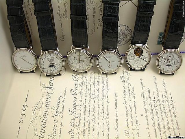 Blancpain PLATINUM MASTERPIECE COLLECTION - 6 Uhren komplett - 950 PT watches