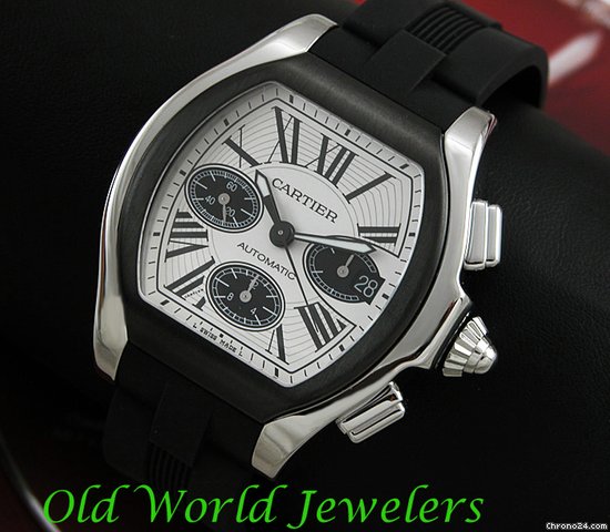 Cartier STAINLESS STEEL ROADSTER CHRONOGRAPH watches