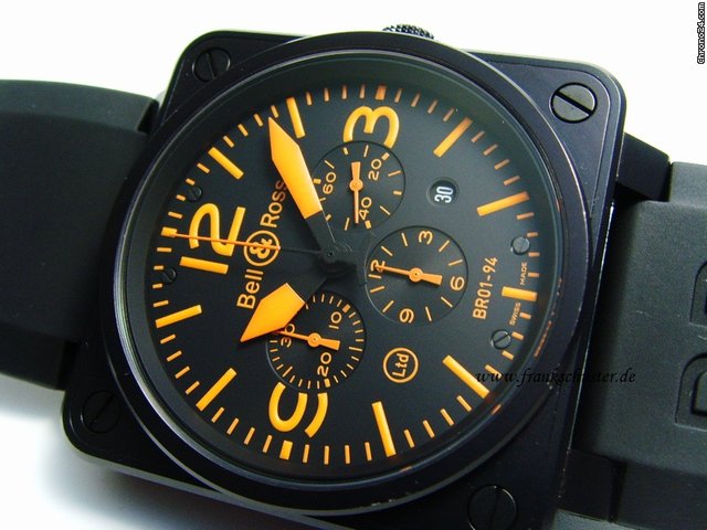 Bell & Ross Instrument BR01-94 Orange Limited Edition watches