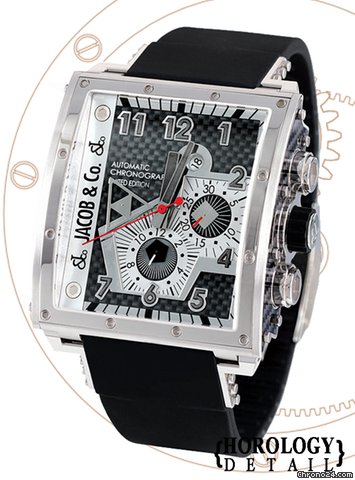 Jacob & Co. EPIC 1 SQUARE AUTOMATIC CHRONOGRAPH - Q2 watches