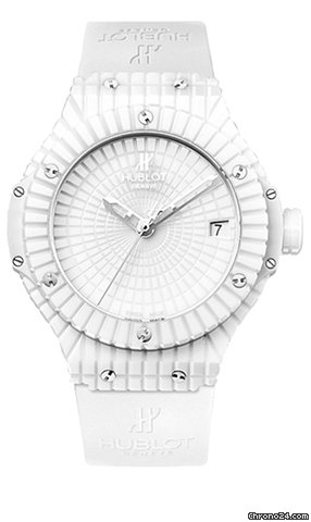 Hublot Big Bang Caviar White Dial Ceramic Automatic Mens Watch 346.HX.2800.BR watches