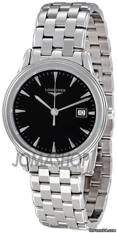 Longines Flagship Black Dial Stainless Steel Mens Watch L47164526 watches