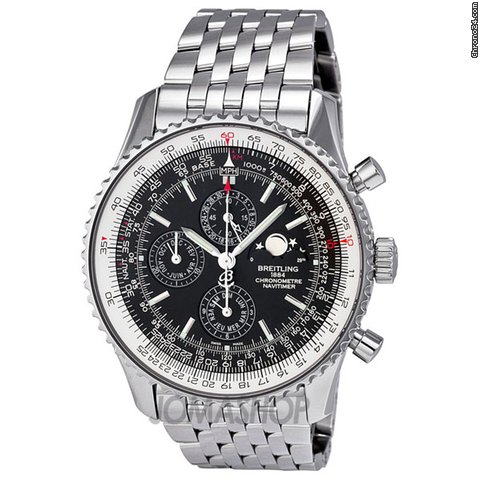 Breitling Navitimer 1461 Chrono Black Dial Steel Mens Watch A1937012-BA57SS watches