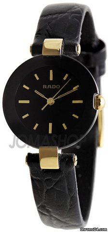 Rado Coupole Black Dial Ceramic Case Ladies Watch R22829155 watches