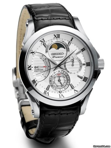 Seiko Kinetic SRX003P1 Direct Drive Mondphase Herrenuhr watches